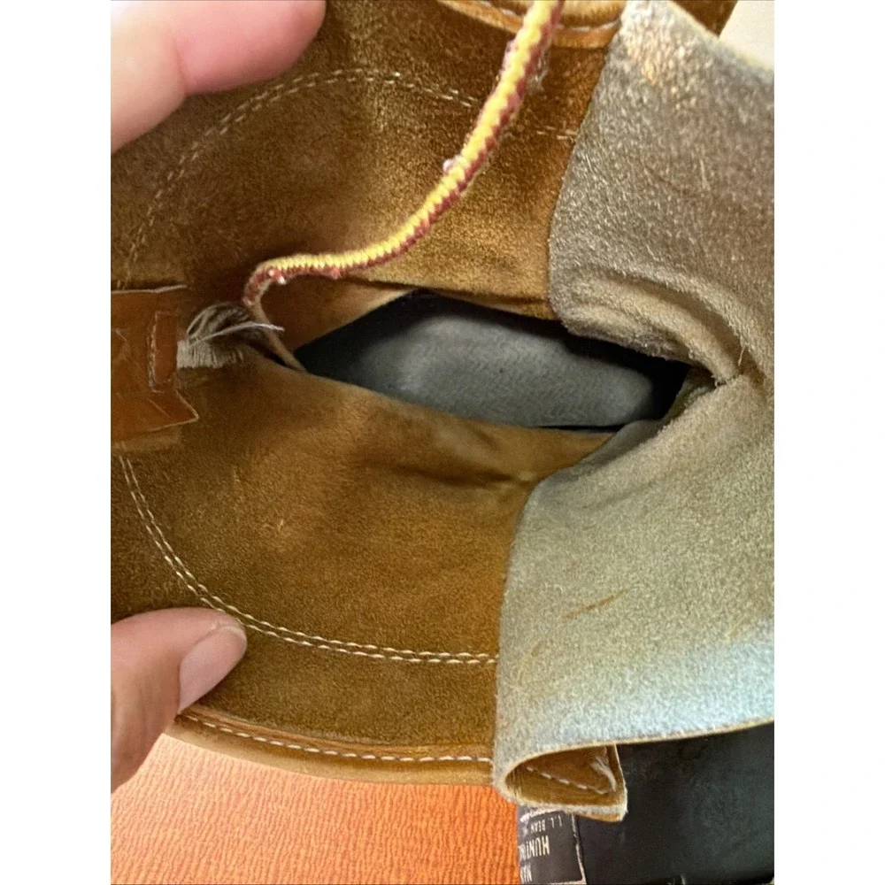 Vtg LL Bean Duck Boots Soze 12 Old Tags Mid Calf USA
